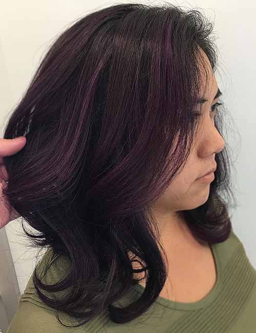 Subtle Purple Highlights