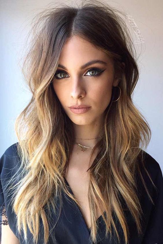 Tousled Long Wavy Layers