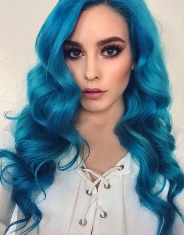 Turquoise Blue Hair