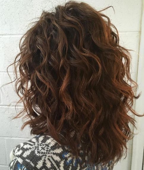 Curly Brunette Layers 
