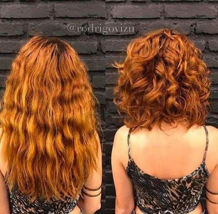 Curly Layered Lob 