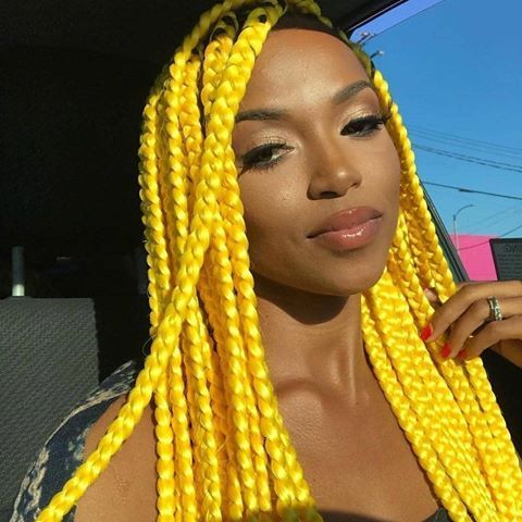 Bright Yellow Lemonade Braids