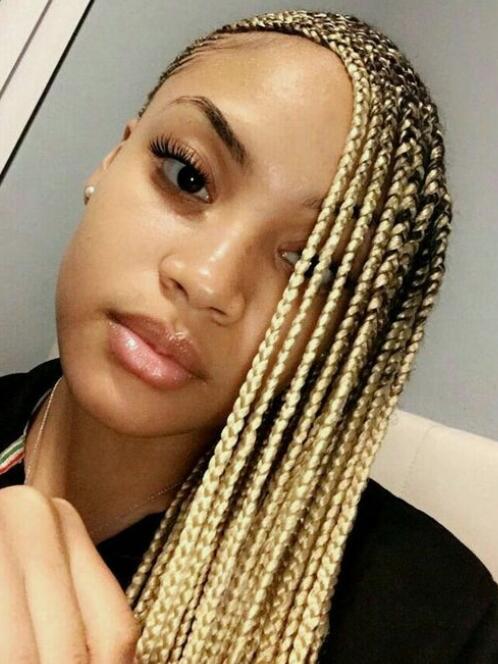 Brown and Blonde Lemonade Braids