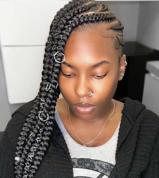 Chic Lemonade Braids with Accessories