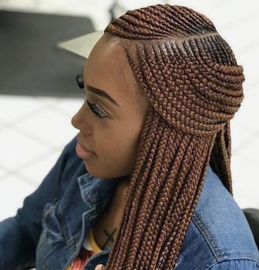 Cornrow Lemonade Braids