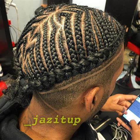 Crown cornrow braids