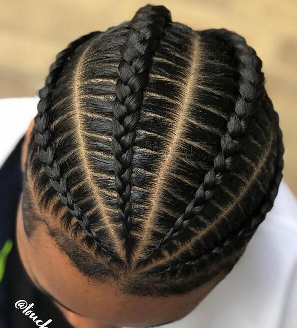 Four cornrows