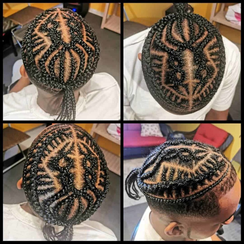 Intricate cornrow