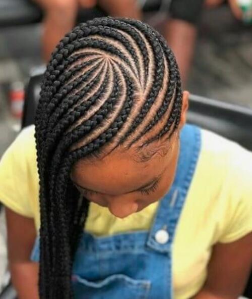 Lemonade Braids in a Swirly Know