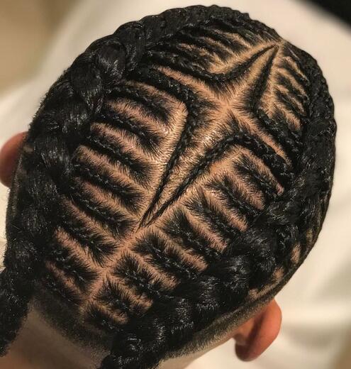 Straight and dynamic cornrows