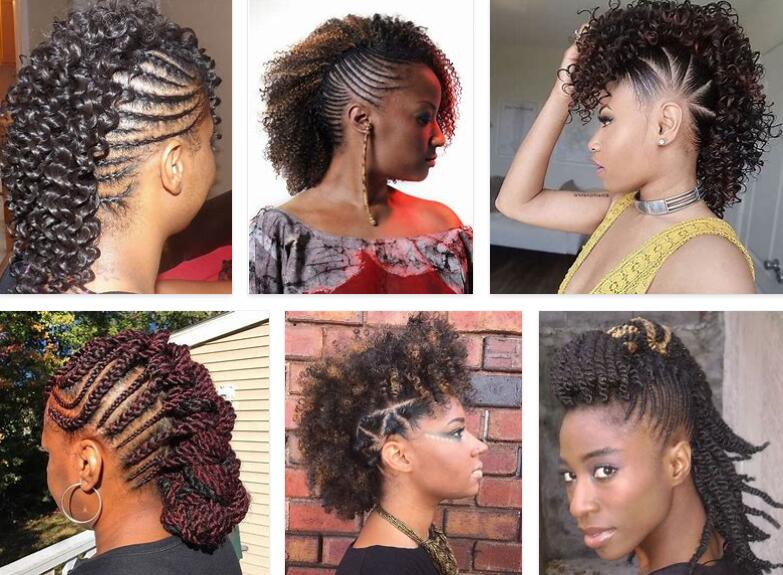 mohawk braid styles for women