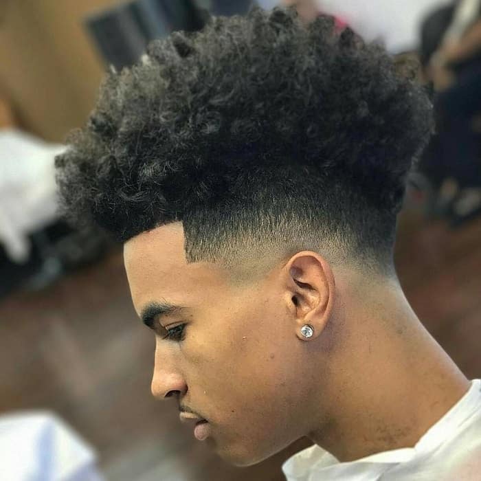 High top burst fade