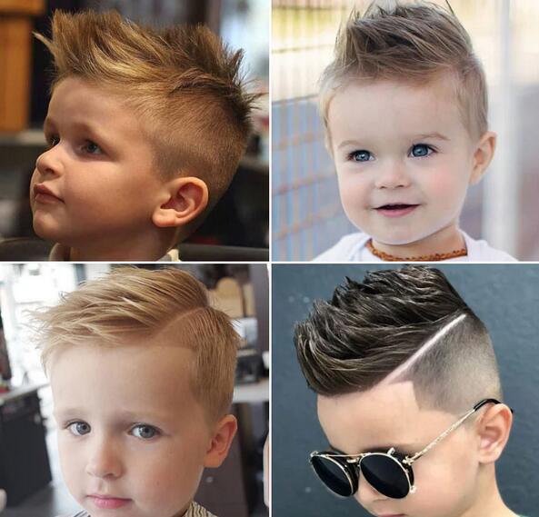 Playful Pomp Messy Cool Boys Hair