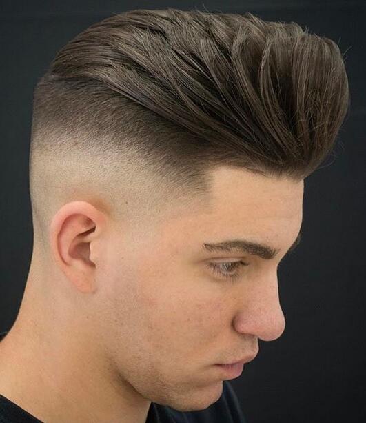 Pompadour High Fade