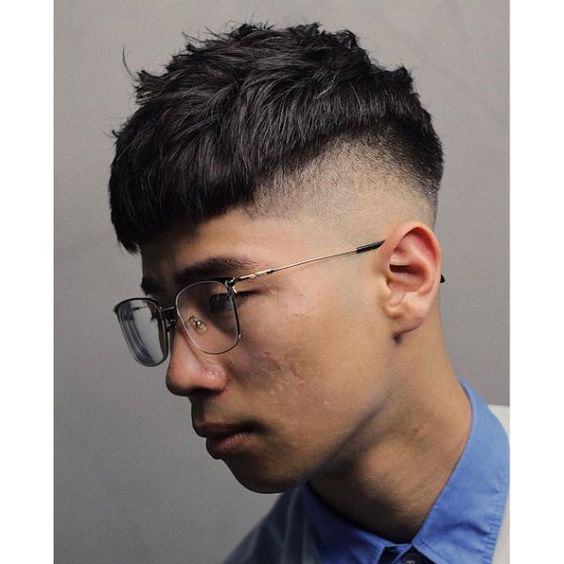 Layered Top with High Fade Cut