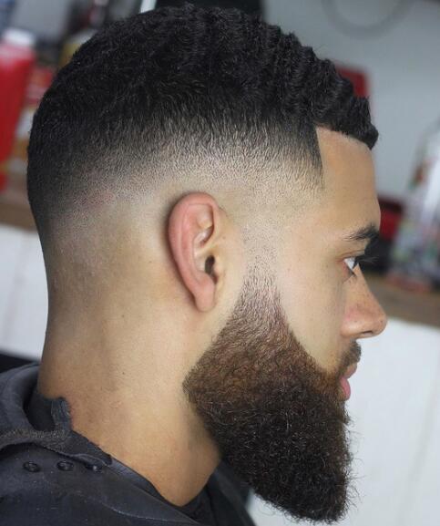 Temp Fade with Beard