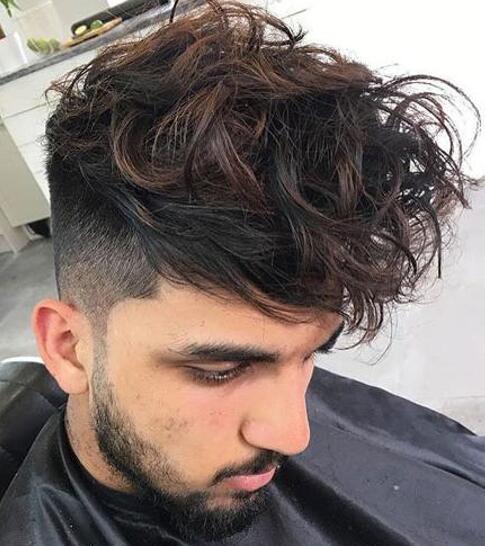 Long Hair with Taper Fade