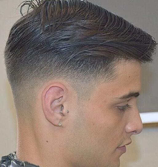 Straight Hair Taper Fade