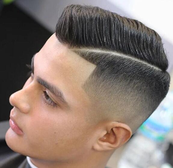 Taper Fade Comb Over