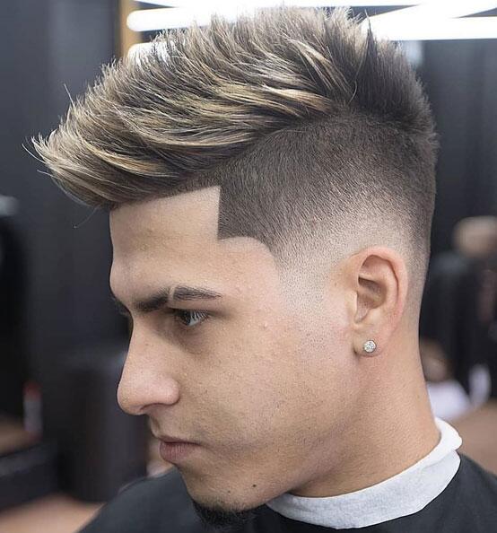 Taper Fade with Line Up