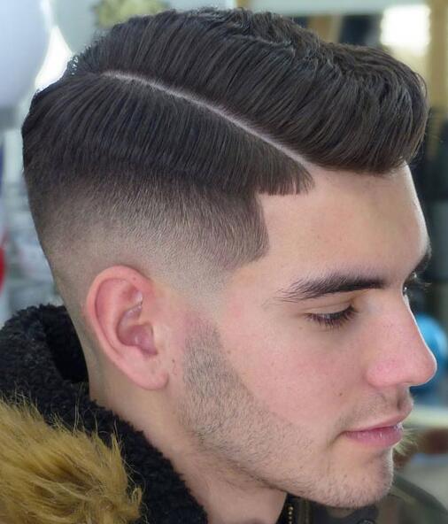 Taper Fade with Part