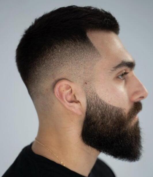 Bald Fade with Beard