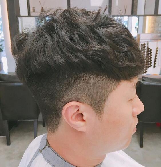Low Fade Asian Men Haircut