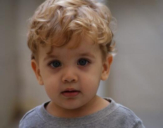 Curly Hairstyle for Toddler Boys