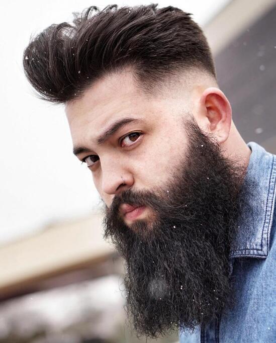 Drop Fade with Beard