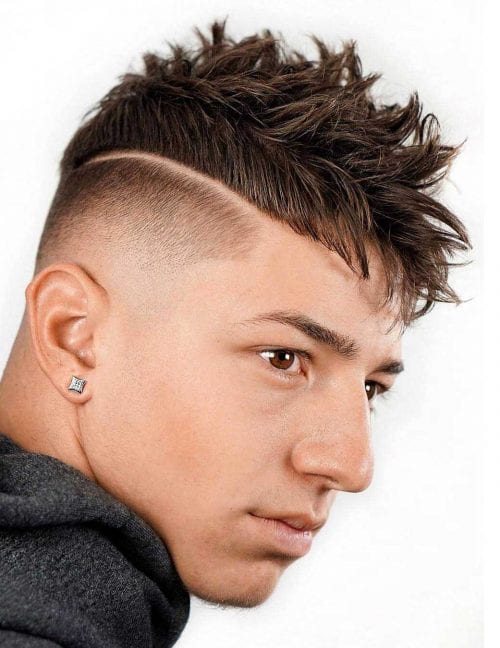 Drop Fade with Disconnected Undercut