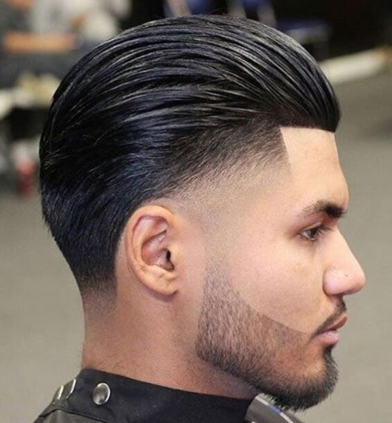 Drop Fade with Slick Back
