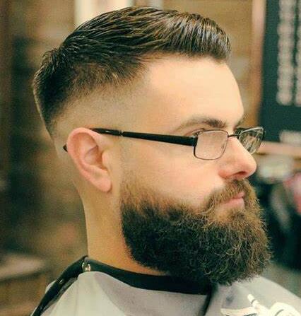 Short Low Taper Fade With Beard