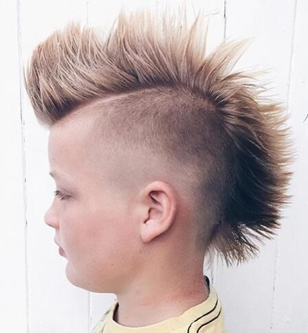 Spiky Boy Taper Fade