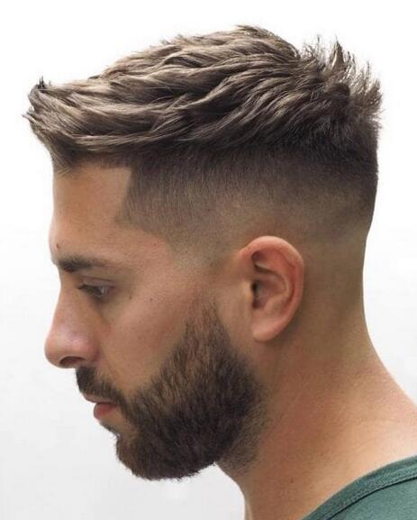 Long Buzz Cut Fade