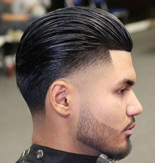 Slick Back Fade Style