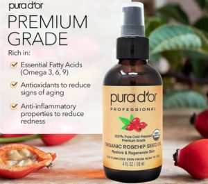 PURA D’OR Organic Rosehip Seed Oil