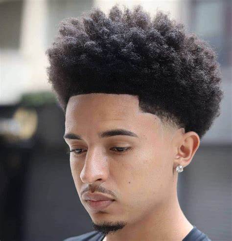 Afro Mid-Taper Fade