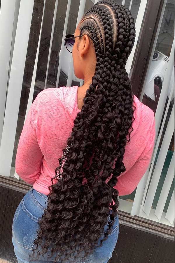 21 Bohemian Feed in Braids You Must See - StayGlam - StayGlam