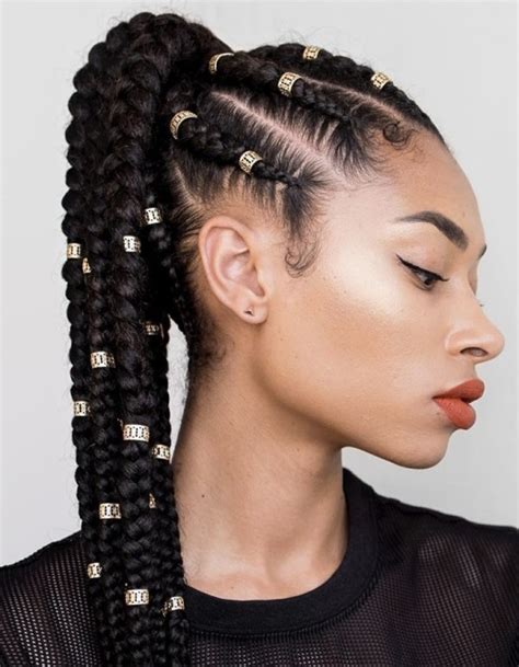 35 Lucrative and Sassy Feed in Braids Hairstyles | Hairdo Hairstyle